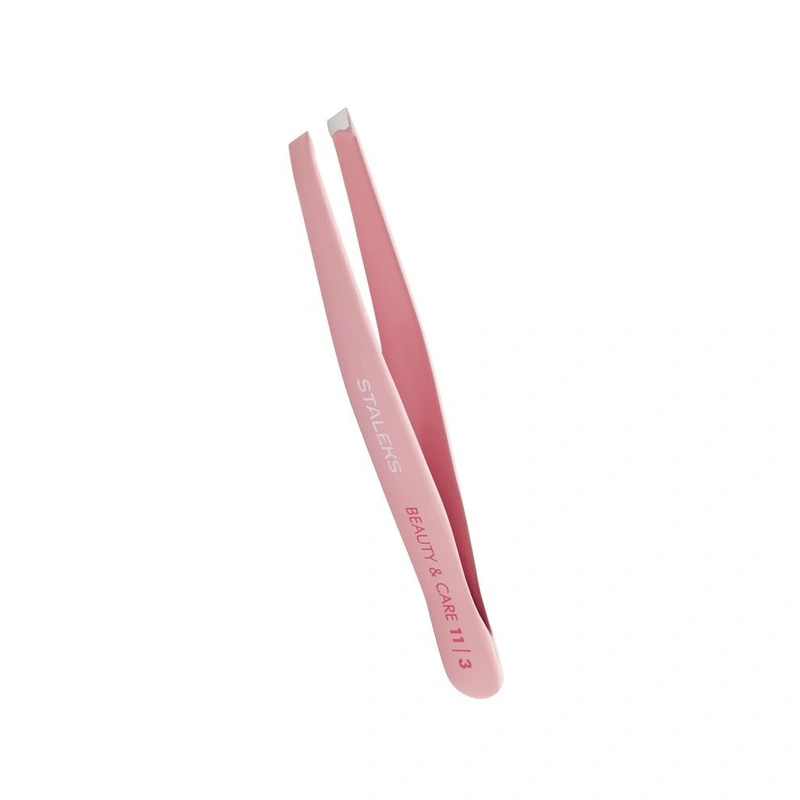 STALEKS Pensetă pentru sprâncene cu vârf lat teșit Beauty & Care 11 Type 3 (Eyebrow Tweezers)