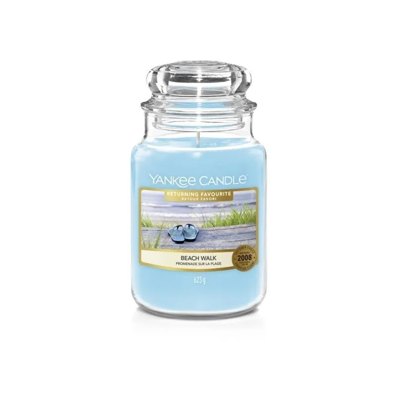 Yankee Candle Lumânare aromatică Classic mare Beach Walk 623 g