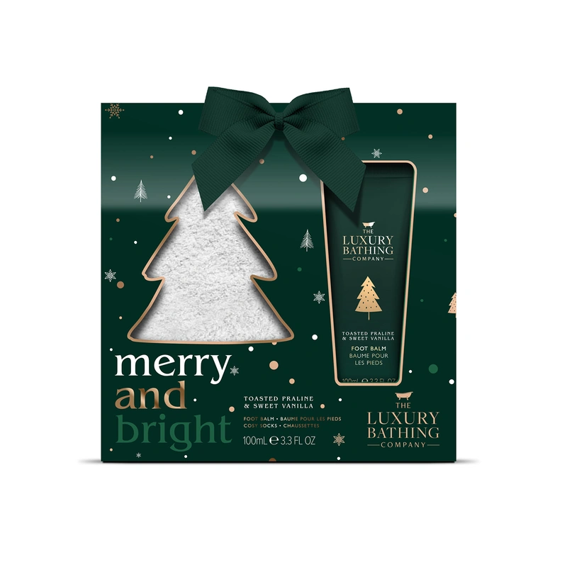 Grace Cole Set cadou Balsam pentru picioare și șosete Praline & Vanilie
