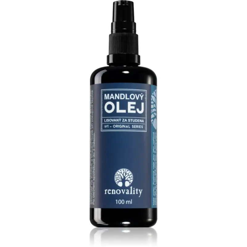 Renovality Original Series Cold-Pressed Almond Oil ulei facial pentru tenul uscat 100 ml