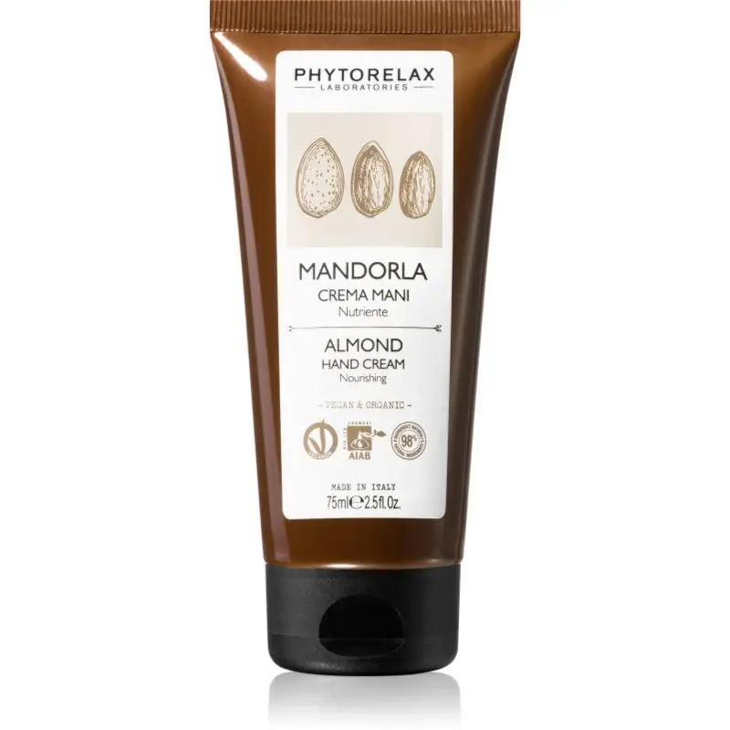 Phytorelax Laboratories Almond cremă hrănitoare pentru mâini 75 ml