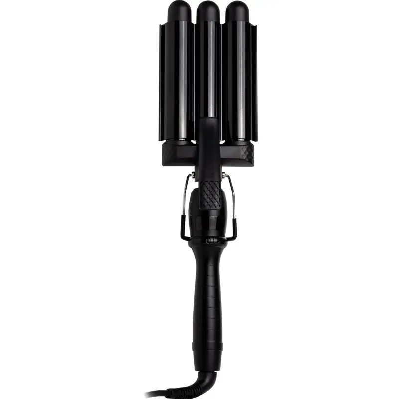 Mermade Pro Waver 32 mm ondulator triplu pentru păr Black 1 buc