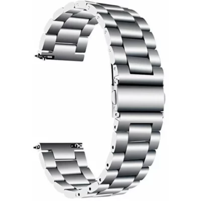 4wrist Curea de oțel - Argintie 20 mm