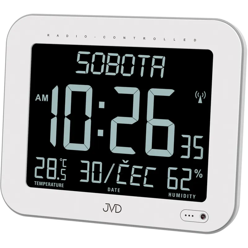 JVD Ceas digital controlat radio cu alarmă DH9362.1