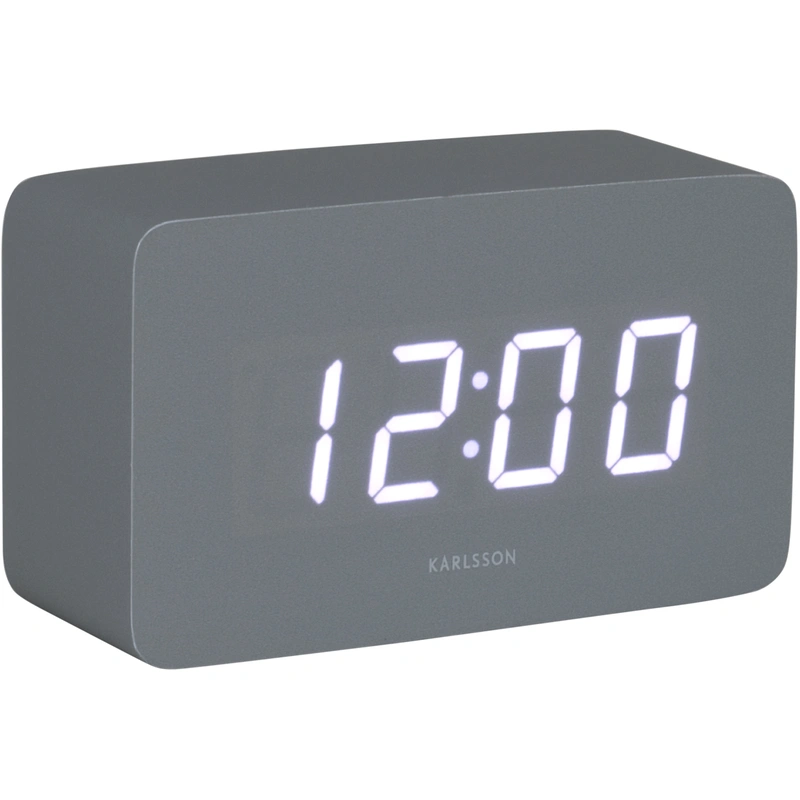 Karlsson Ceas LED de design cu ceas cu deșteptător KA5983GY