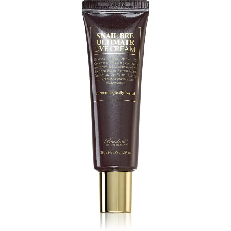 Benton Snail Bee crema de ochi pentru hidratare si matifiere pentru piele sensibila si intoleranta 30 g