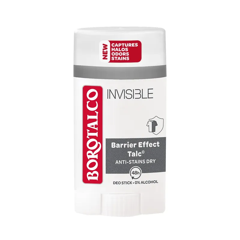 Borotalco Deodorant solid Invisible (Deo Stick) 40 ml