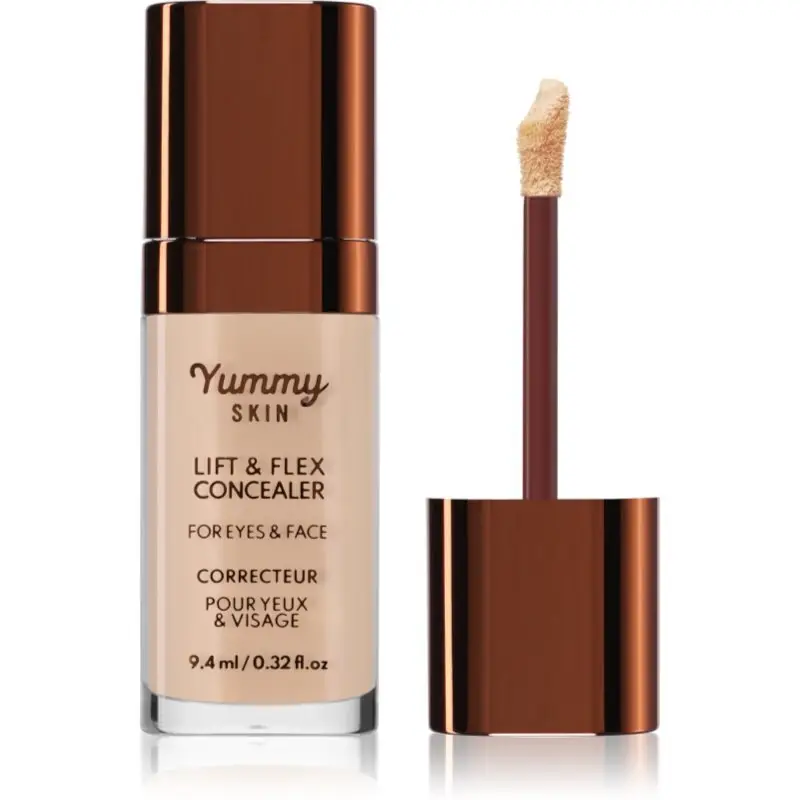 Danessa Myricks Beauty Yummy Skin Skin & Flex Concealer corector lichid cu efect matifiant culoare 3 - Fair With Golden Undertones 9.4 ml