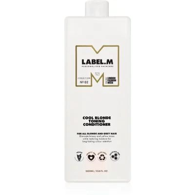 label.m Cool Blonde Conditioner balsam hidratant neutralizeaza tonurile de galben 1000 ml
