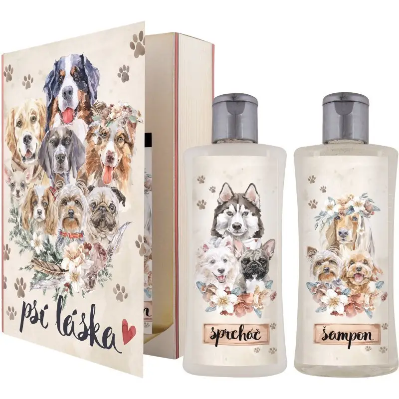 Bohemia Gifts & Cosmetics Book Dog's Love set cadou