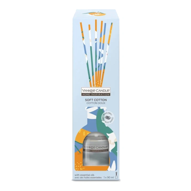 Yankee Candle Difuzor de arome Home Inspiration Soft Cotton 90 ml