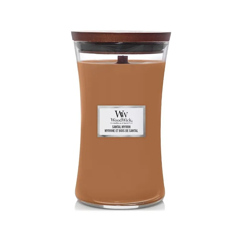 WoodWick Lumânare parfumată vază mare Santal Myrrh 609,5 g