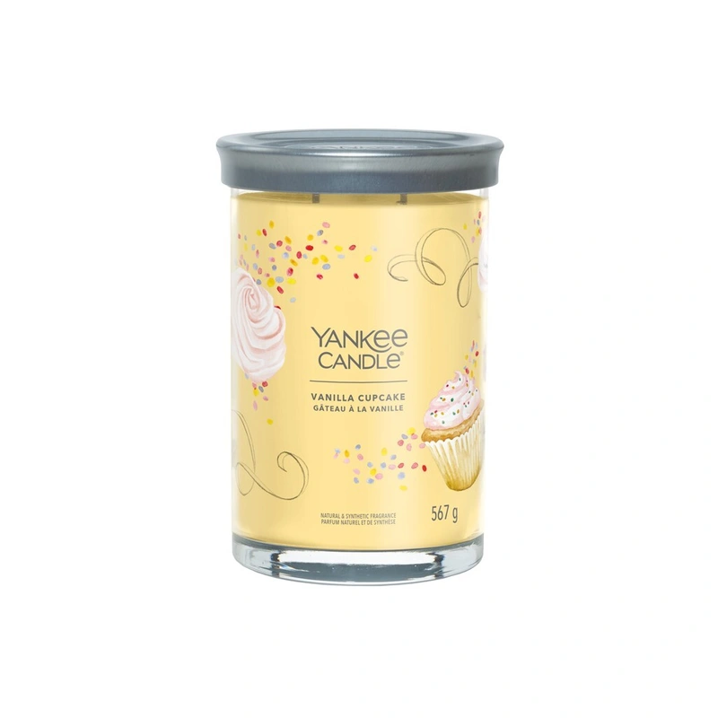 Yankee Candle Lumânare aromatică Signature tumbler pahar mare Vanilla Cupcake 567 g
