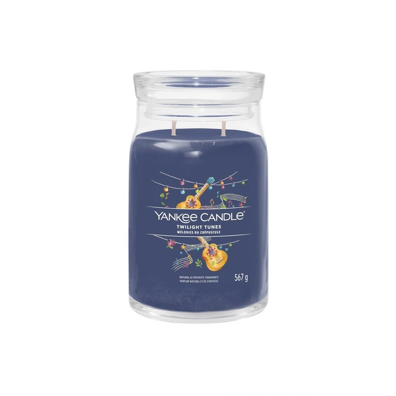 Yankee Candle Lumânare aromatica Signature sticla mare Twilight Tunes 567 g