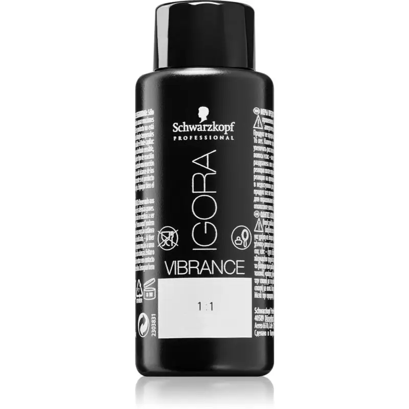 Schwarzkopf Professional IGORA Vibrance vopsea de păr demipermanentă culoare 8-0 Light Blonde Natural 60 ml