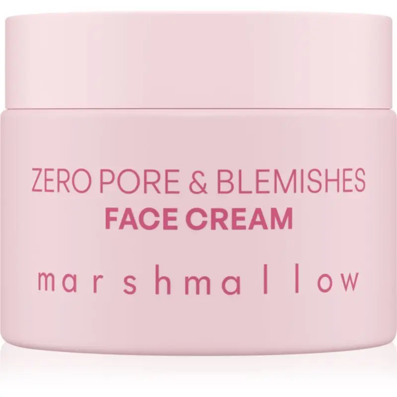 Nacomi Zero Pore & Blemishes cremă pentru față impotriva imperfectiunilor pielii MARSHMALLOW 40 ml