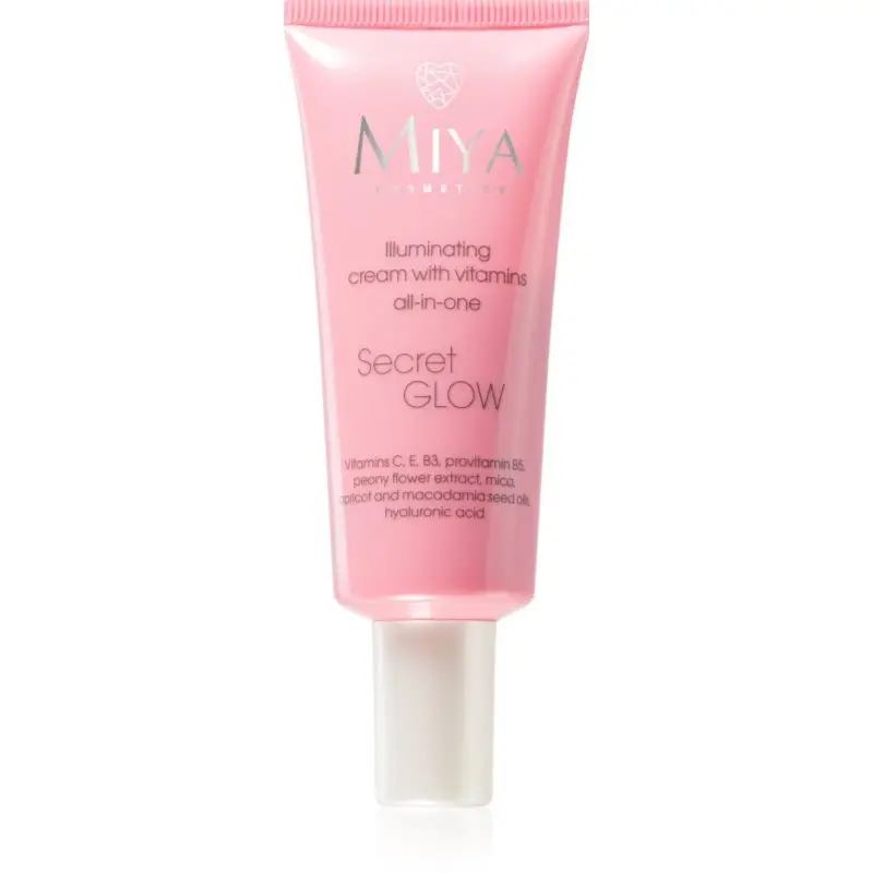 MIYA Cosmetics SecretGLOW crema iluminatoare cu vitamine 30 ml