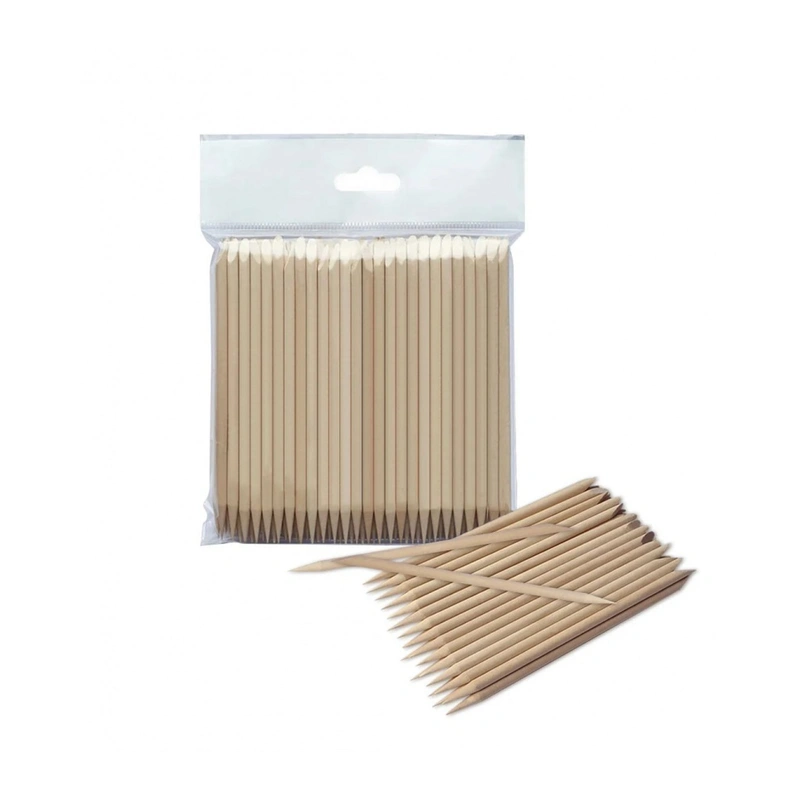 STALEKS Bețișoare pentru manichiură Orange Expert 110 mm (Wooden Stick) 100 buc