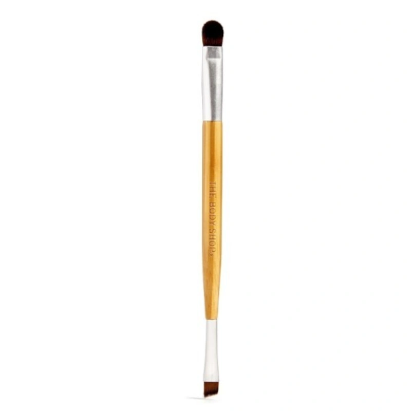 The Body Shop Perie cosmetică cu două fețe pentru farduri de ochi (Double Ended Eyeshadow Brush)