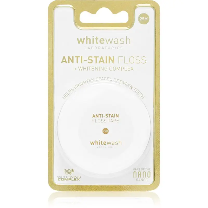 Whitewash Nano Anti-Stain ata dentara cu efect de albire 25 m