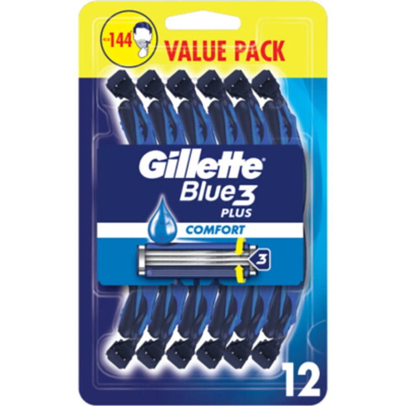 Gillette Lamă de ras de unică folosință Blue3 Plus Comfort 12 buc