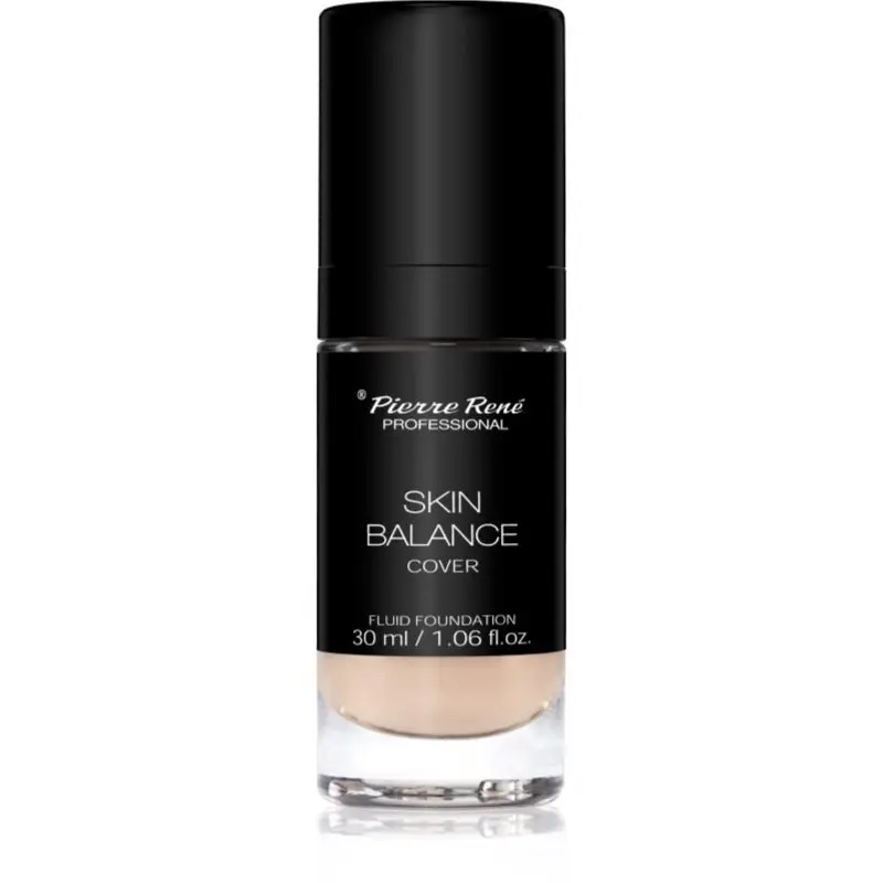Pierre René Skin Balance Cover fard lichid rezistent la apa culoare 20 Clear Light 30 ml
