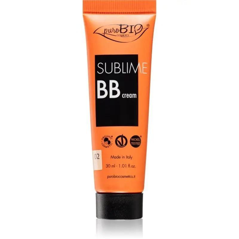 puroBIO Cosmetics Sublime crema hidratanta BB culoare 02 30 ml