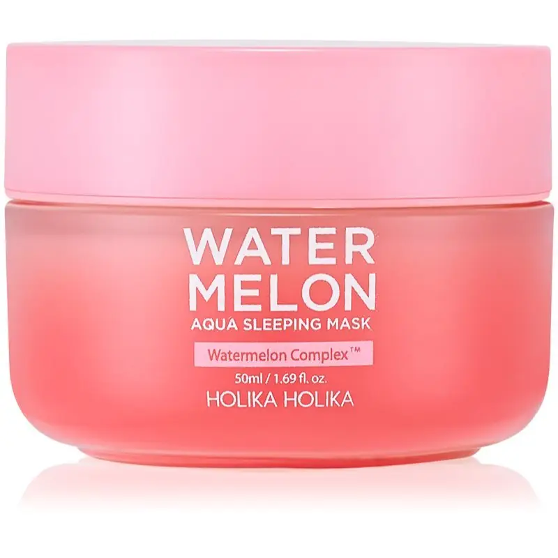Holika Holika Watermelon Mask masca de noapte intensa pentru regenerarea rapida a pielii uscate si deshidratate 50 ml