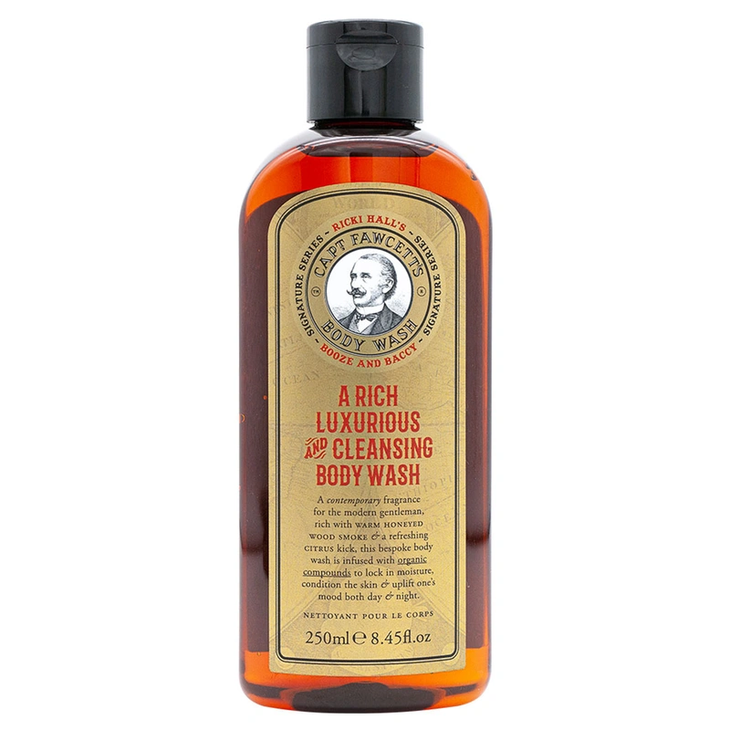 Captain Fawcett Gel de duș Ricki Hall`s Booze & Baccy (A Rich Luxuries & Cleansing Body Wash) 250 ml