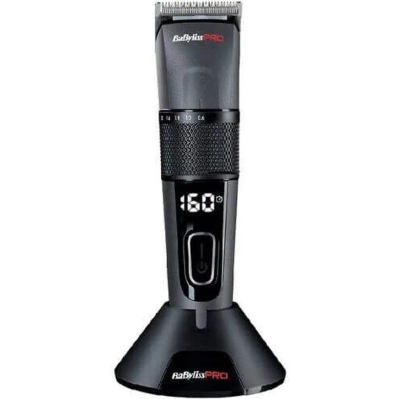 BaByliss PRO Mașină de tuns profesională pentru păr cu inel rotativ pentru a regla înălțimea de taiere Cut-Definer FX872E