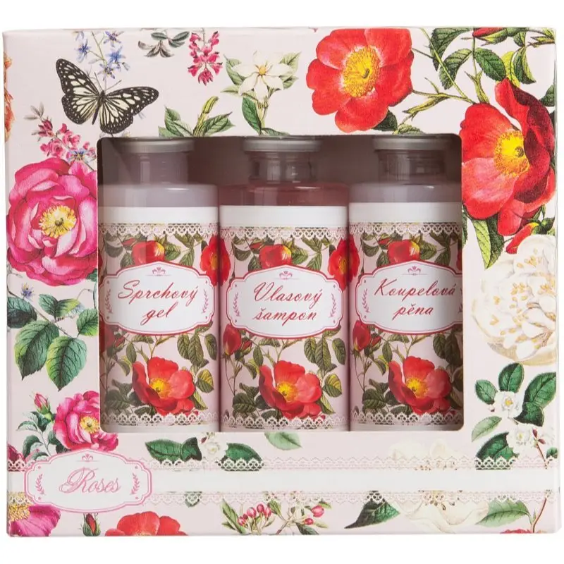 Bohemia Gifts & Cosmetics Roses set cadou cu aromă de trandafiri