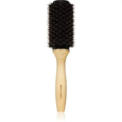 Notino Hair Collection Ceramic hair brush with wooden handle perie de păr ceramică cu mâner din lemn Ø 38 mm 1 buc