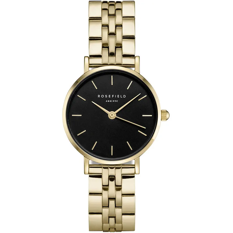 Rosefield The Small Edit Black Steel Gold 26BSG-268