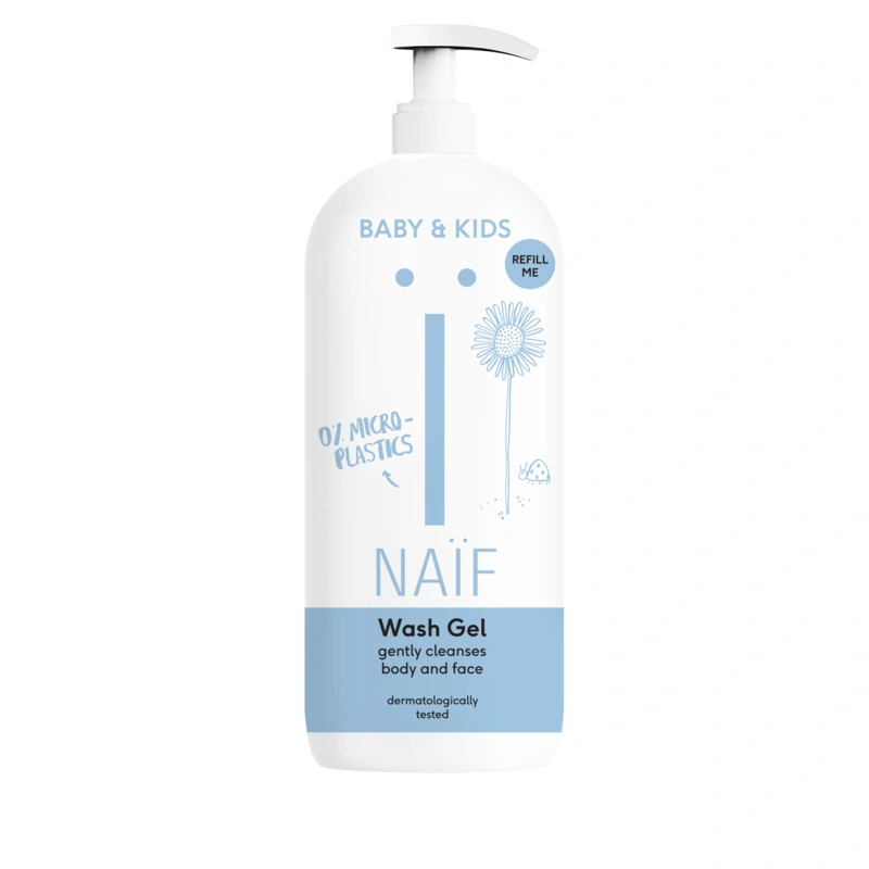 NAÏF Gel de curățare pentru copii și bebeluși Baby & Kids (Cleansing Wash Gel) 500 ml
