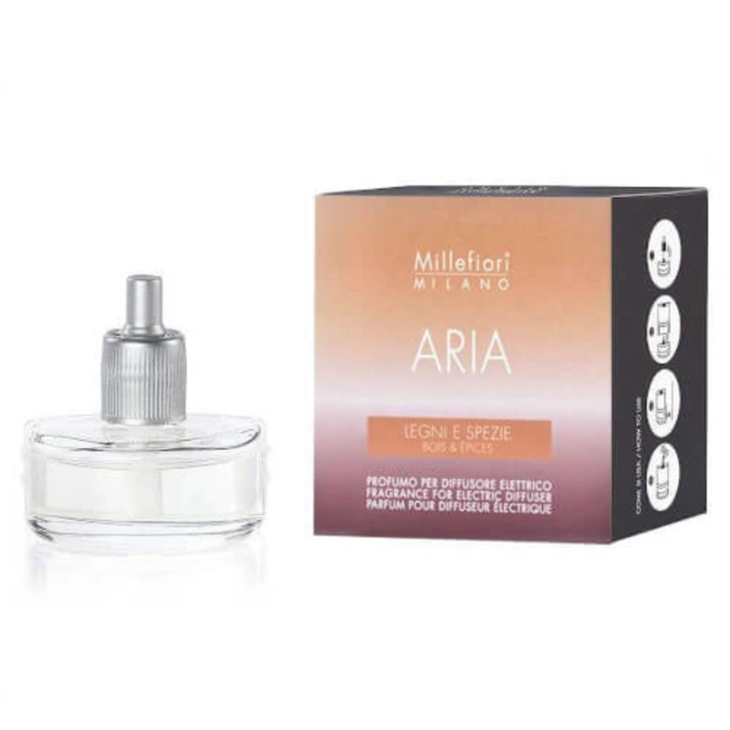 Millefiori Milano Reumplere în difuzor electric Aria - Legni & Spezie 20 ml