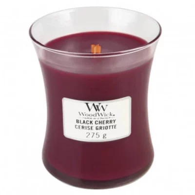 WoodWick Lumânare parfumată Black Cherry 275 g