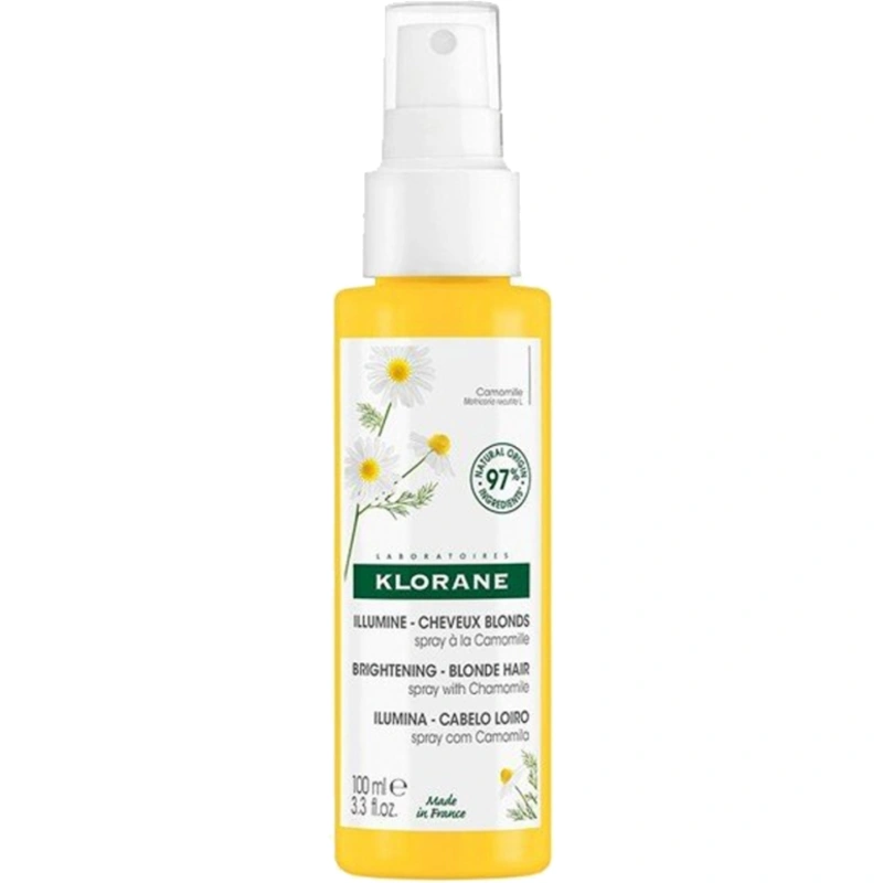 Klorane Spray iluminator pentru păr blond Mușețel (Hair Spray) 100 ml