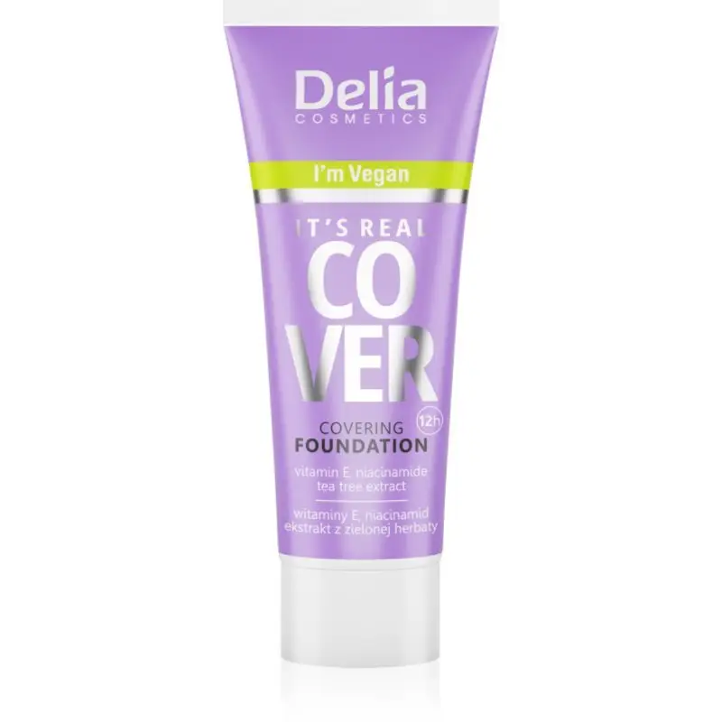 Delia Cosmetics It's Real Cover acoperire make-up culoare 201 vanille 30 ml