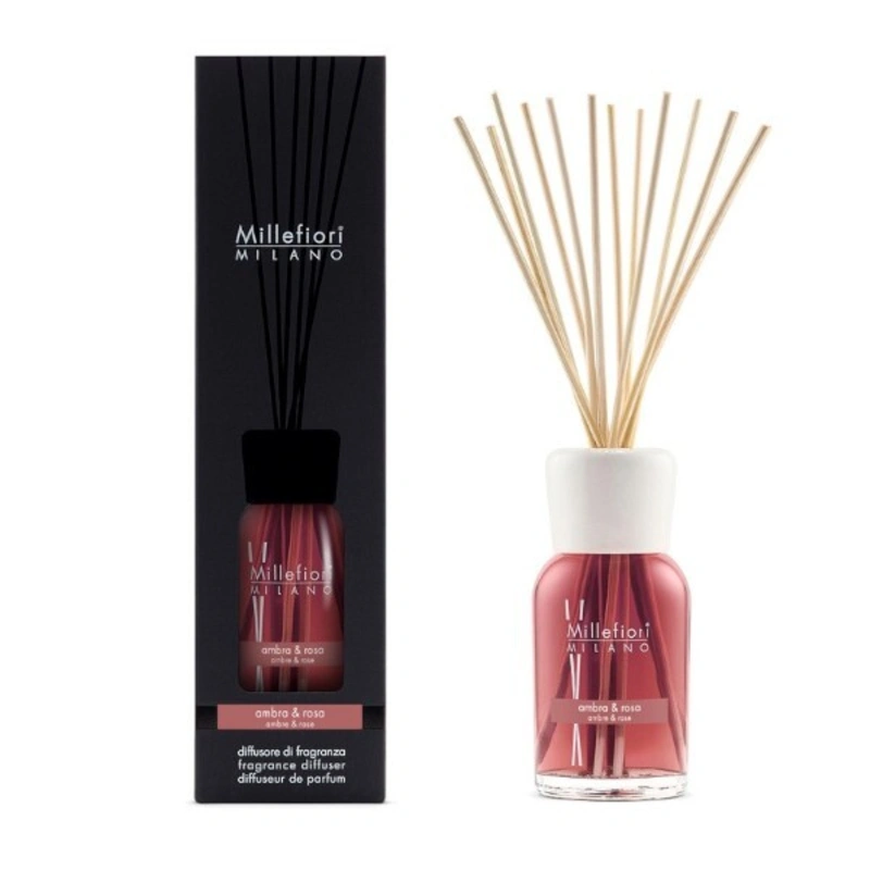 Millefiori Milano Difuzor de arome Ambra & Rosa 500 ml