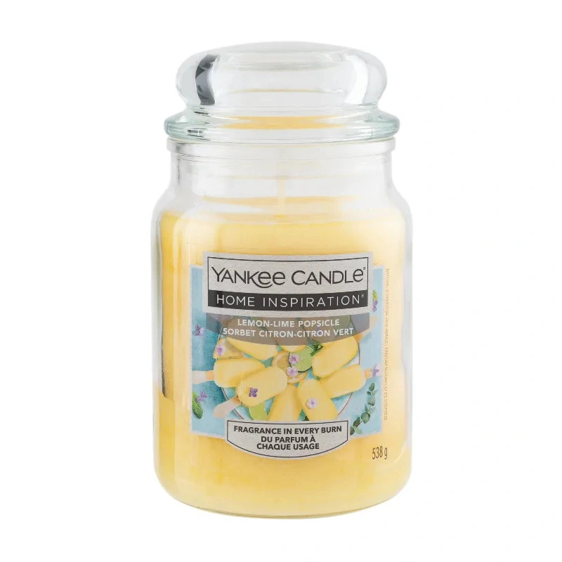 Yankee Candle Lumânare parfumată Home Inspiration mare Lemon Lime Popsicle 538 g