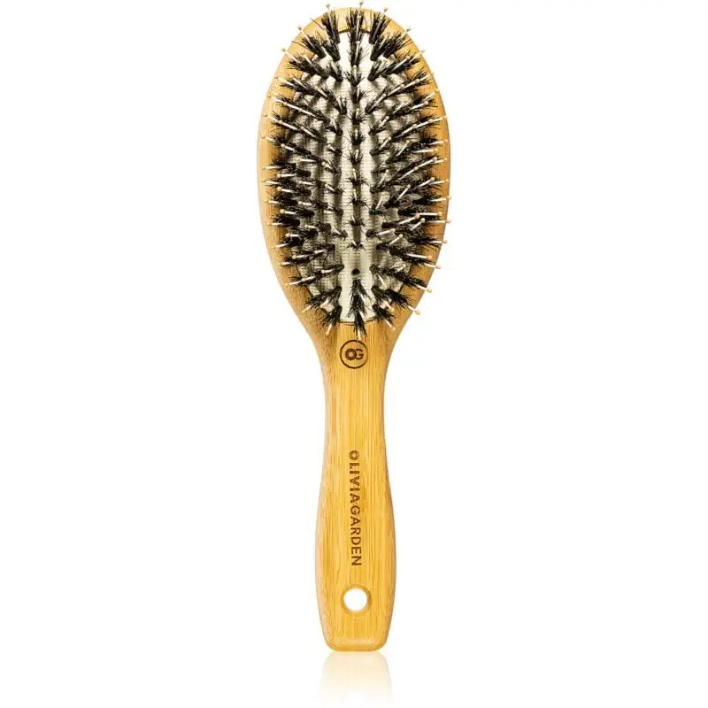 Olivia Garden Bamboo Touch perie de tip paletă pentru par si scalp S 1 buc