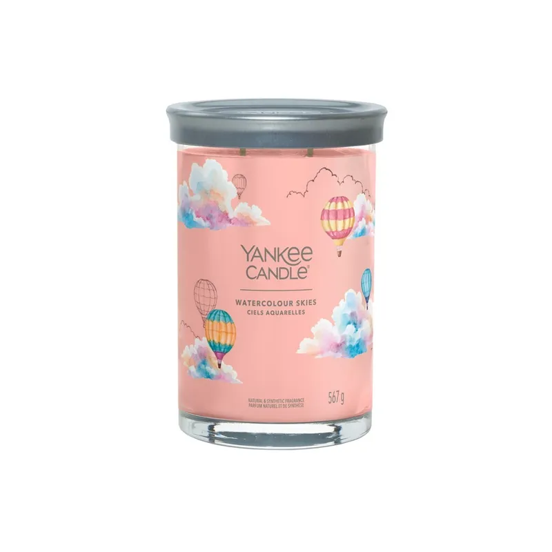 Yankee Candle Lumânare aromatică Signature tumbler pahar mare Watercolour Skies 567 g