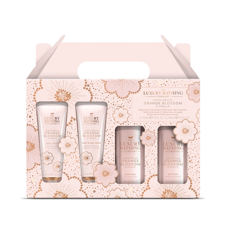 Grace Cole Set cadou pentru îngrijirea corpului Creme brulée, Floare de portocal & Vanilie 4 buc