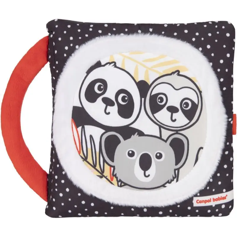 Canpol babies BabiesBoo Sensory Activity Book carte educativă contrastantă Panda 1 buc