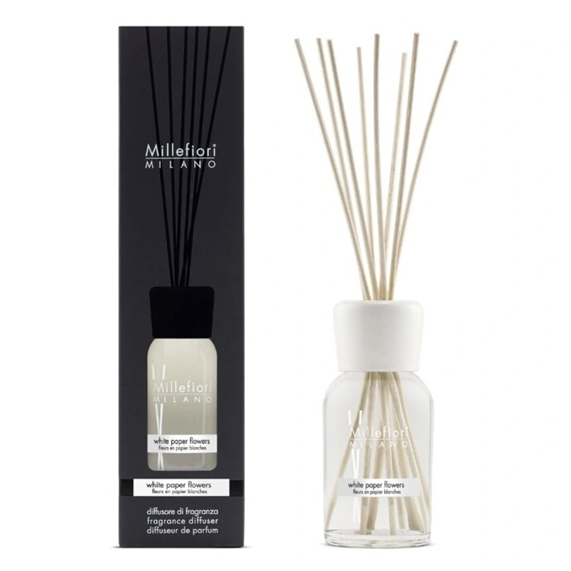 Millefiori Milano Difuzor de aromă Natural White Paper Flowers 250 ml