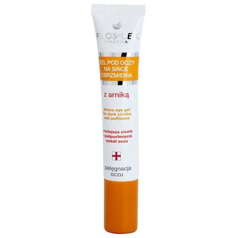FlosLek Pharma Eye Care gel de ochi cu arnică împotriva ridurilor și a cearcănelor întunecate 15 ml