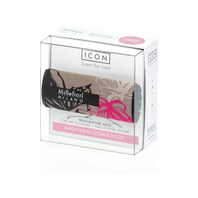 Millefiori Milano Parfum pentru mașină Icon Textil Magnolia Blossom & Wood
