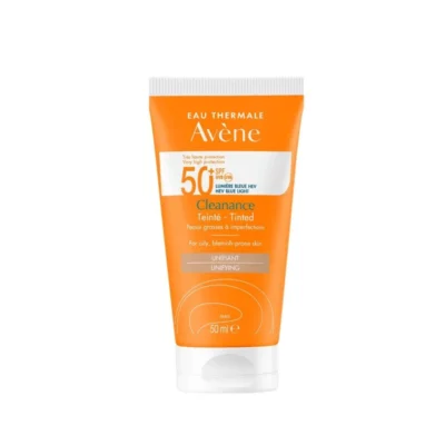 Avène Cremă protectoare pentru ten problematic SPF 50+ Cleanance Unifying (Tinted Sunscreen) 50 ml