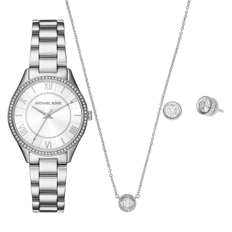 Michael Kors Set cadou Lauryn + cercei și colier MK4851SET