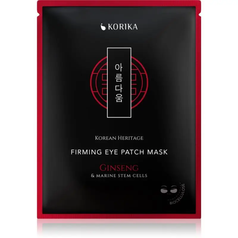 KORIKA Korean Heritage Ginseng & Marine Stem Cells Firming Eye Patch Mask masca pentru fermitate zona ochilor 2 buc